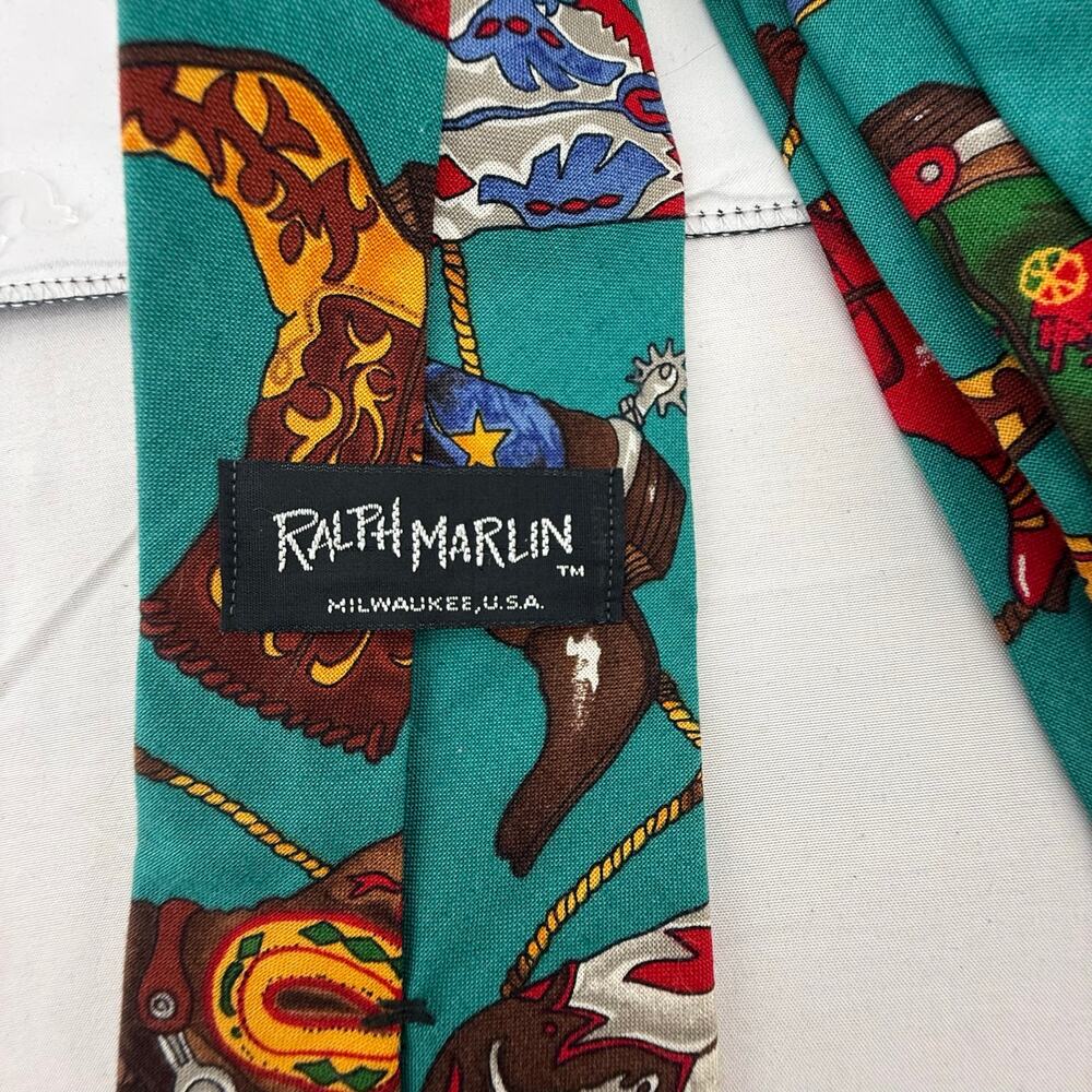Ralph Marlin Cowboy Boots Tie